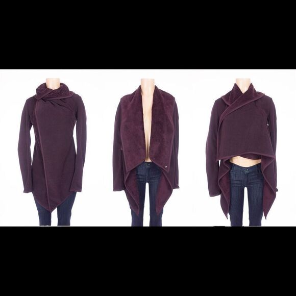 Presence of Mind Jacket Wrap- Bordeaux Drama- Lulu - Picture 9 of 11